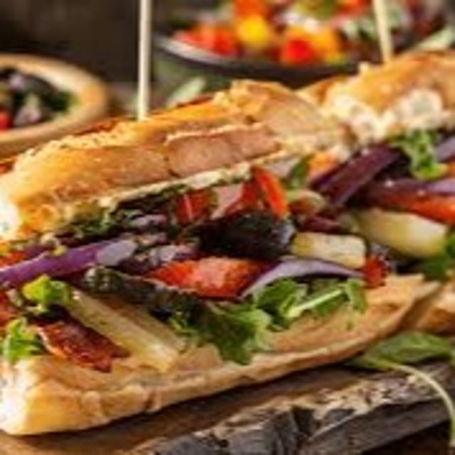 Hot Veg Sub.