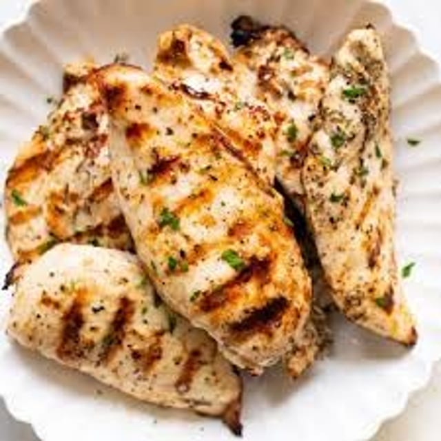 Marinated Grilled Chicken Dinner.