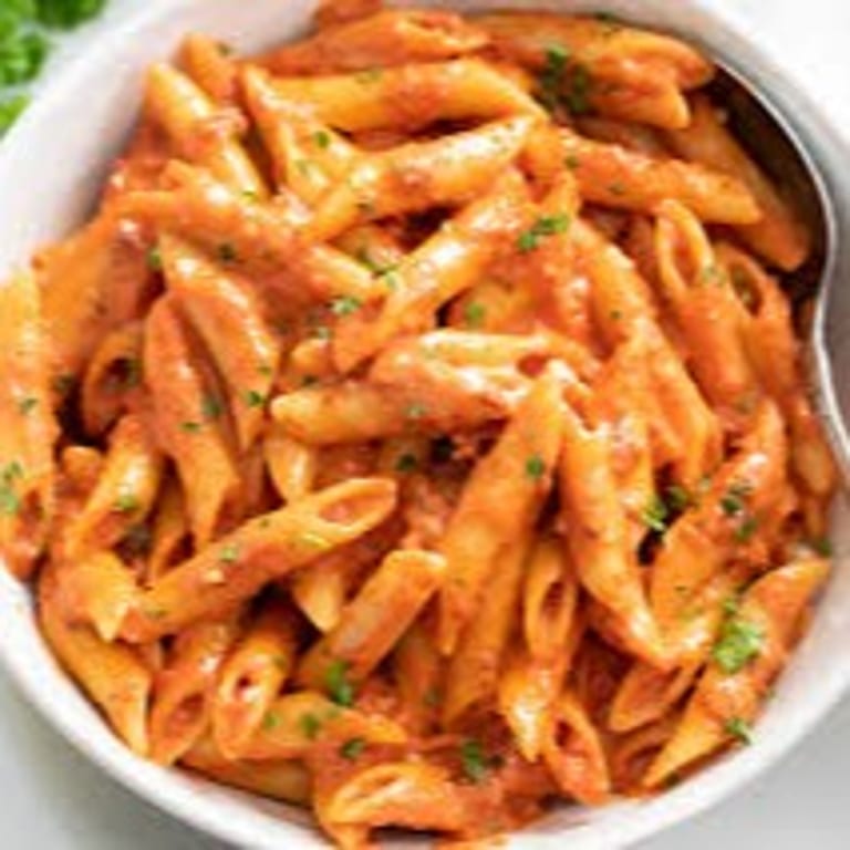 Penne alla vodka at our restaurant