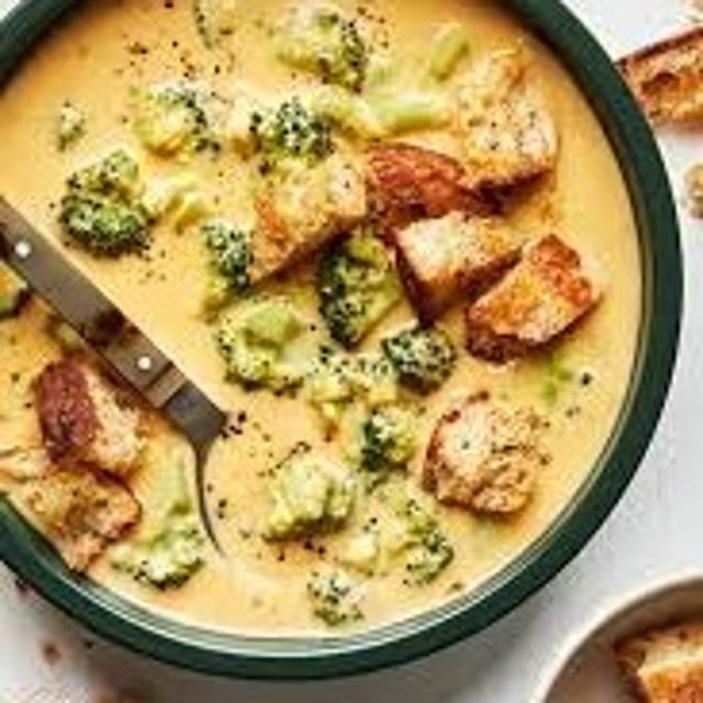 Broccoli Cheddar.
