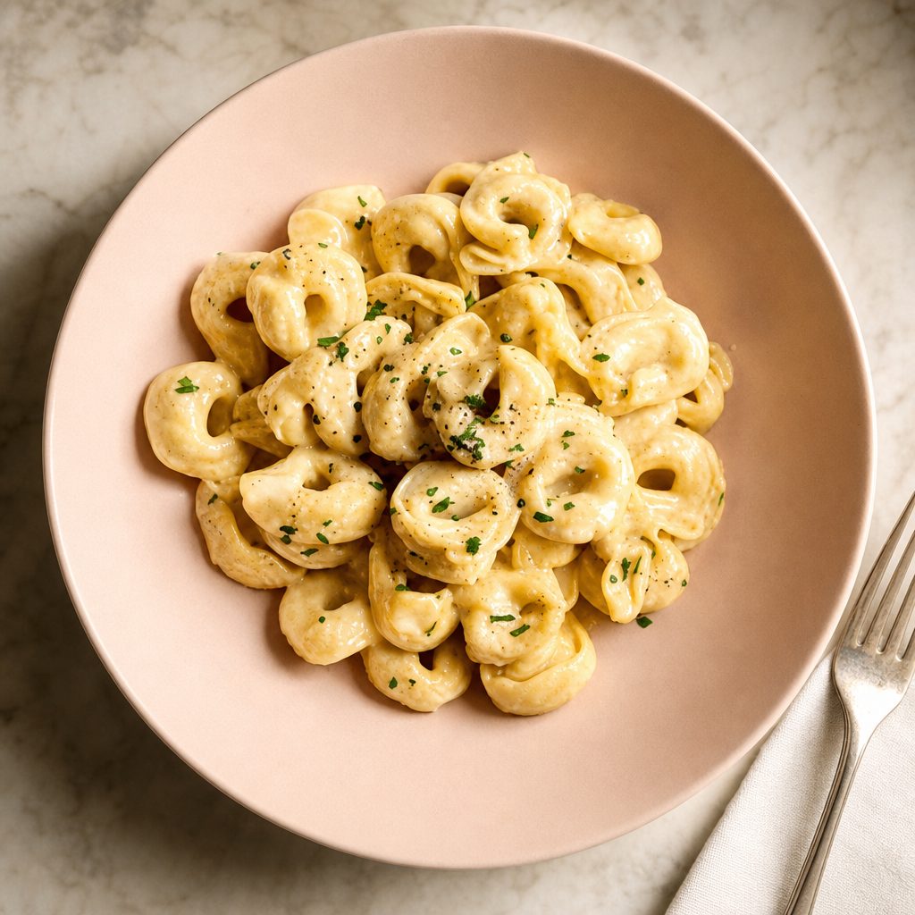 Tortellini Alfredo.