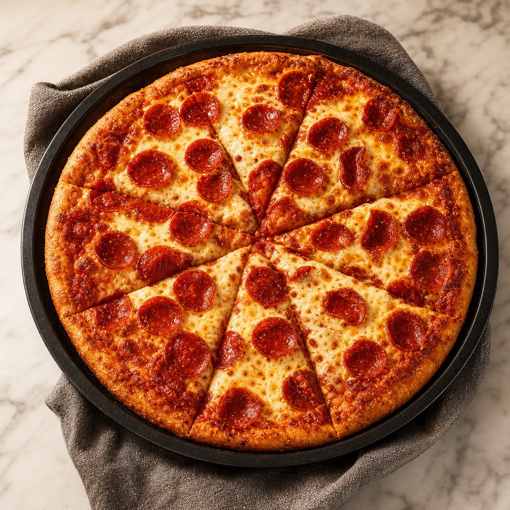 16" Pepperoni Pizza.