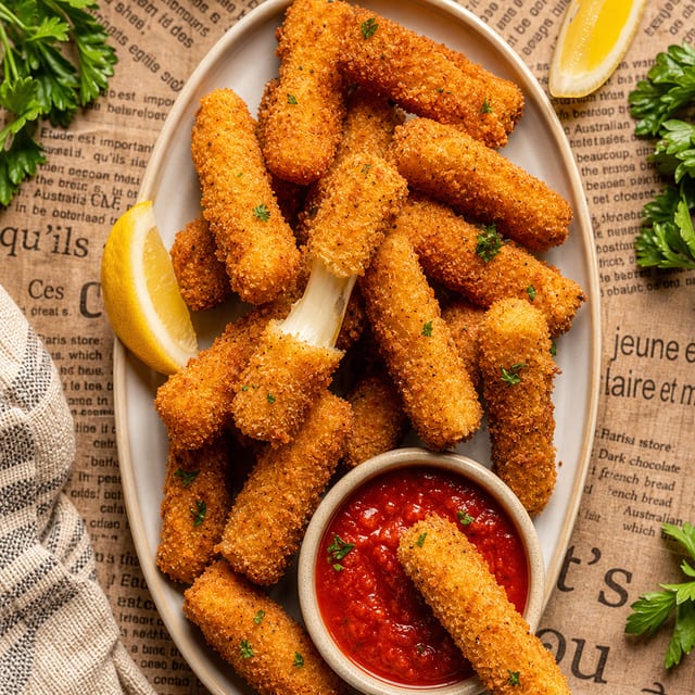 Mozzarella Sticks.