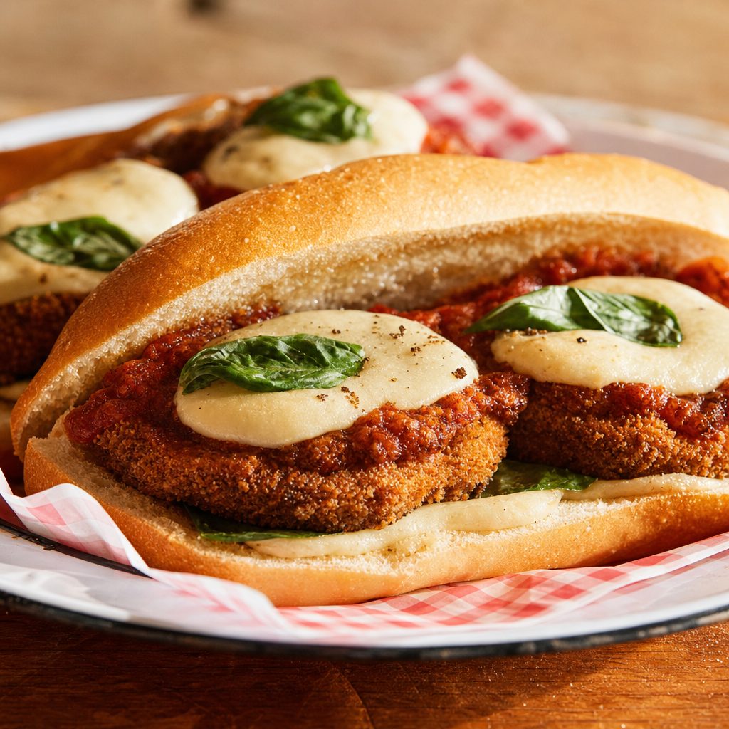Eggplant Parm.