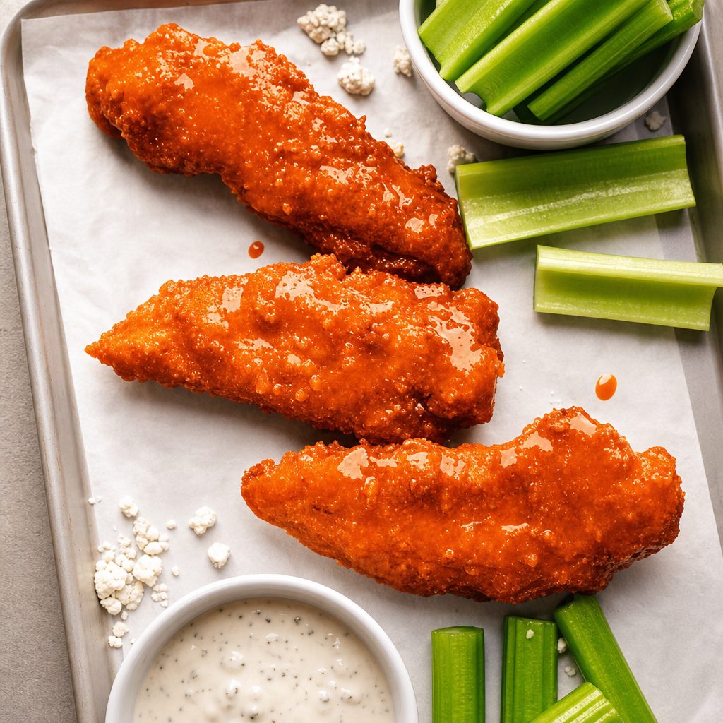 Buffalo Chicken Fritters.