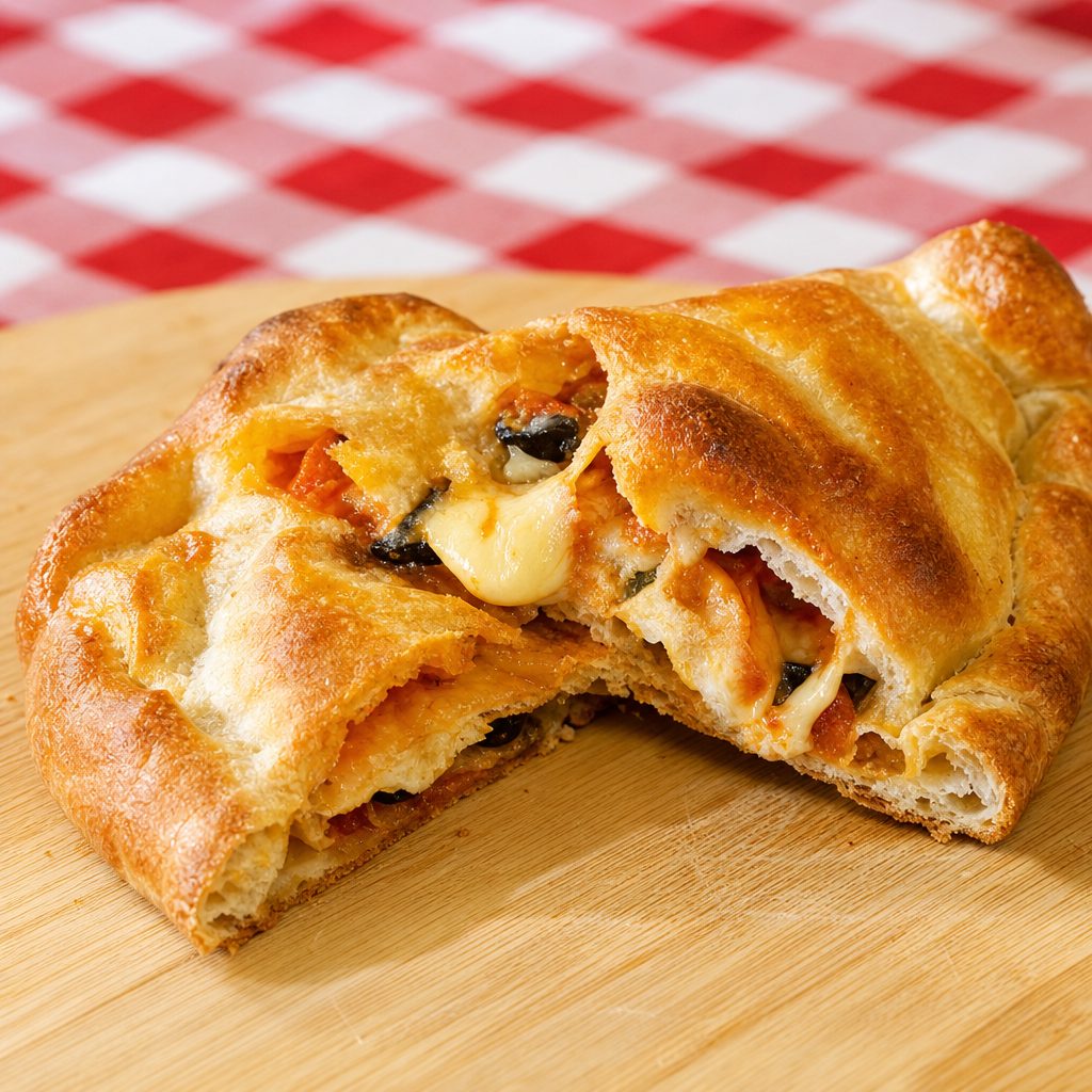 Chicken Parm Calzone.