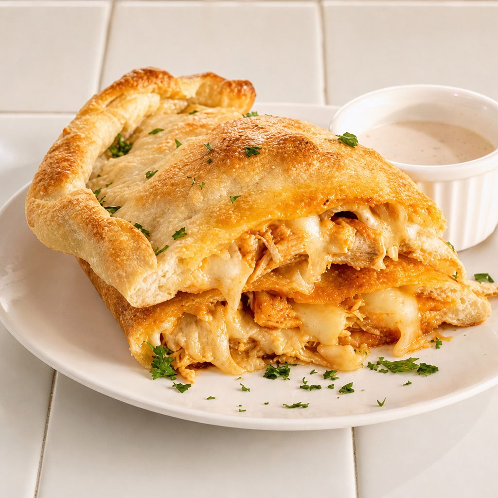 Buffalo Chicken Calzone.