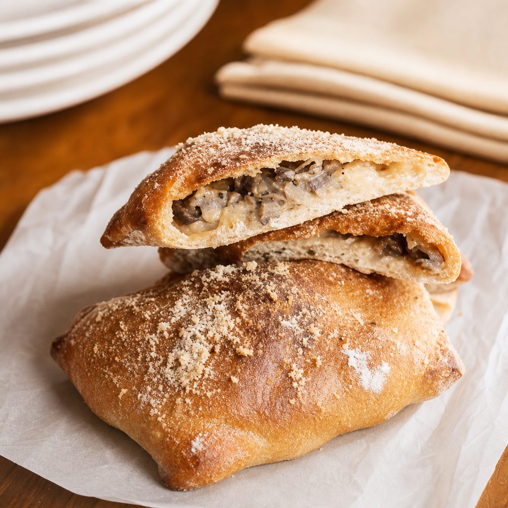 Steak n Cheese Calzone.