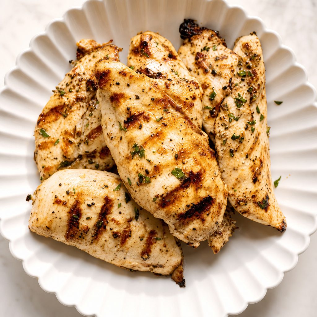Marinated Grilled Chicken Dinner.