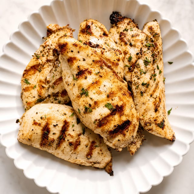 Marinated Grilled Chicken Dinner.