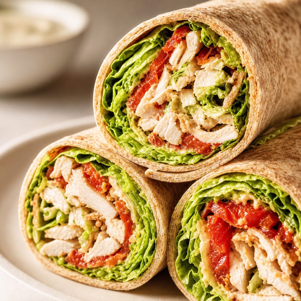 Avocado Chicken - Bacon, Lettuce, Tomato, Chipotle Mayo.